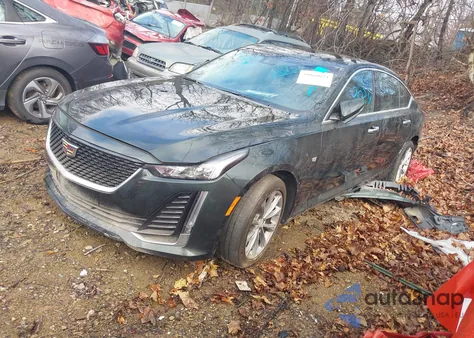 2020 Cadillac Ct5 Premium Luxury из США, поврежденный, VIN 1G6DT5RK1L0130936